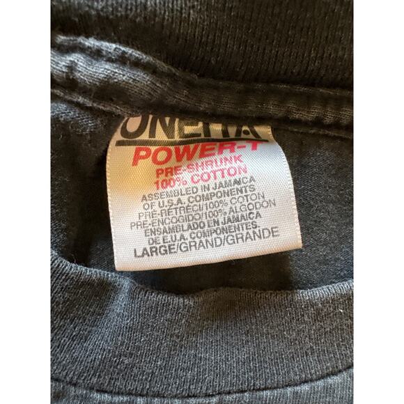 Vintage T. Chatelain Mother Nature Artwork Oneita Large Faded Black Art T-shirt - Picture 2 of 7